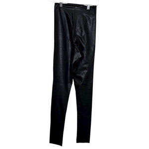 Commando Leggings Womens Small Black Faux Leather Perfect Control Made USA SLG06