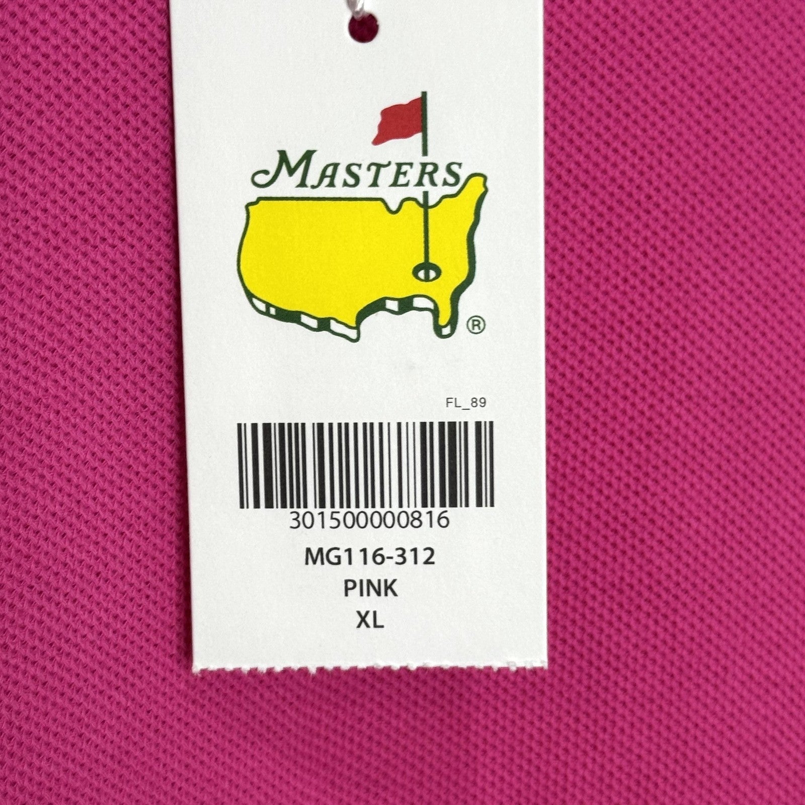 Masters Collection Polo Shirt Womens XL Augusta National Golf Embroidered