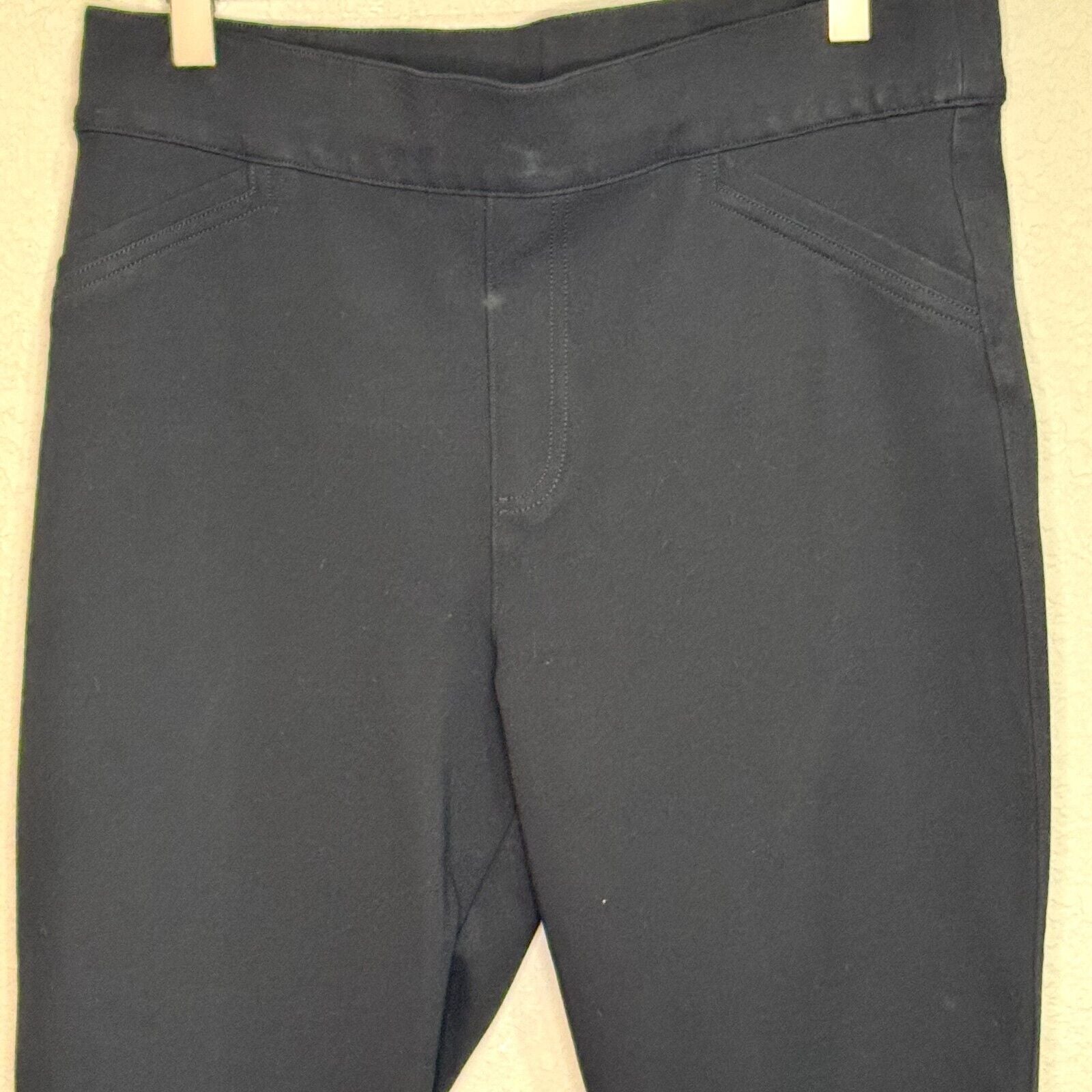 Spanx Perfect Black Pants Size Large Petite Back Seam Skinny Pants - 20251Q