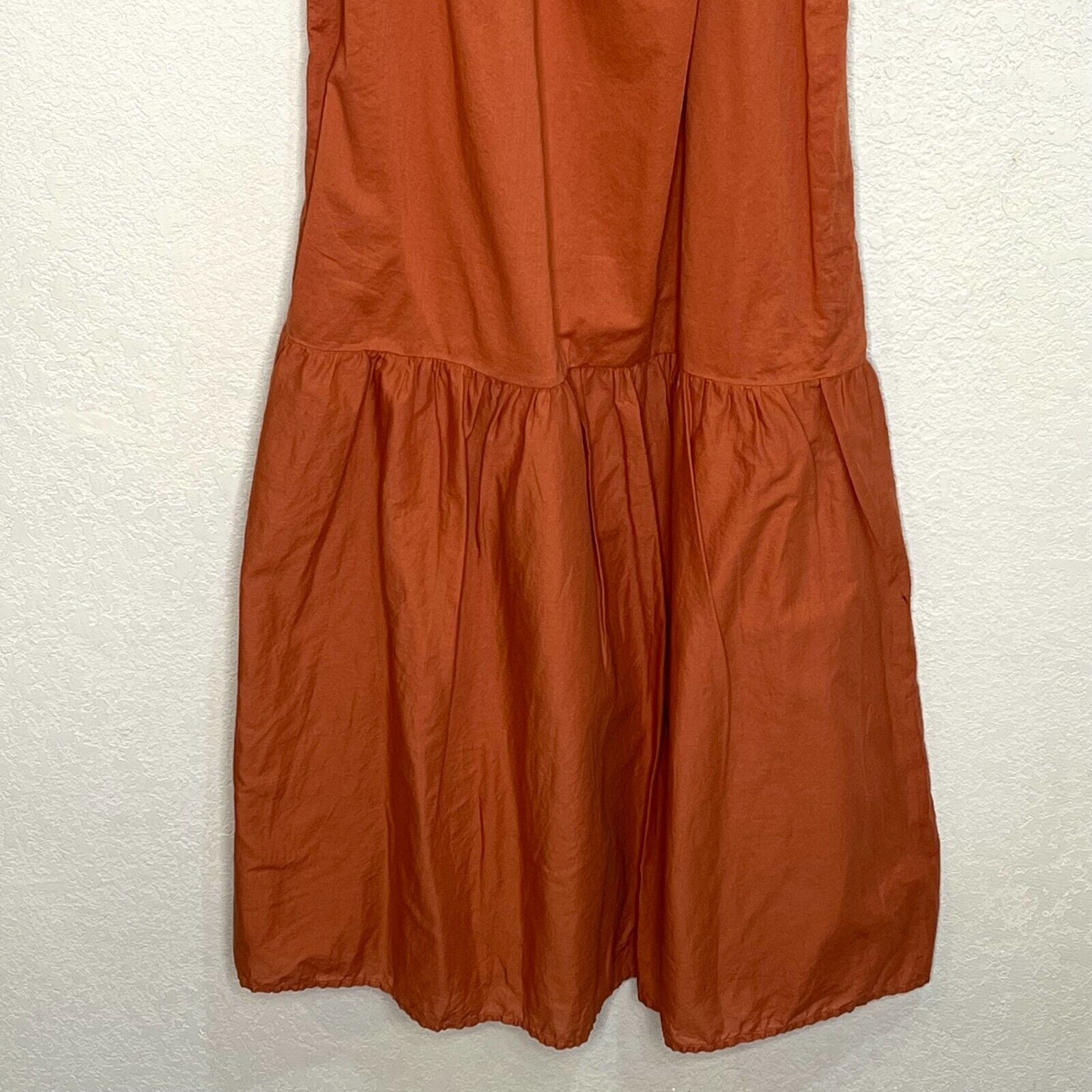 Nation LTD Rust Orange Sequoia Dress Size Medium NEW $220