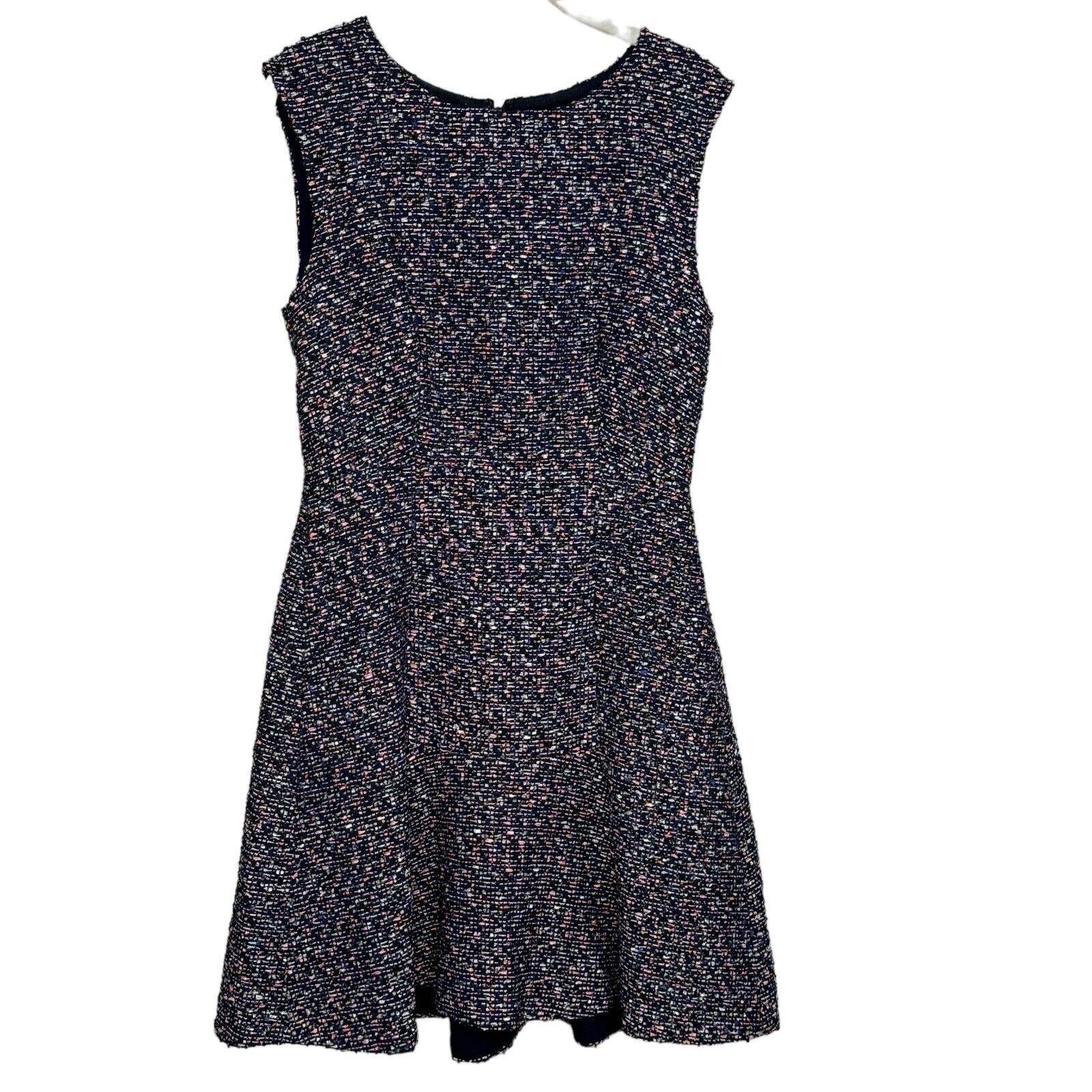 J. Crew Confetti Tweed A-line Sleeveless Dress Size 4 NEW $170