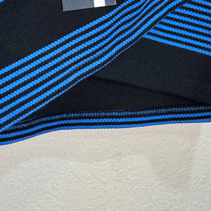 Plenty by Tracy Reese NEW Blue Black Striped Crop Sweater Size Small