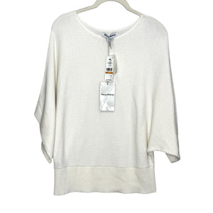 Tommy Bahama Sweater Womens Small Coconut Bonita Kimono Sleeve Boatneck Pullover