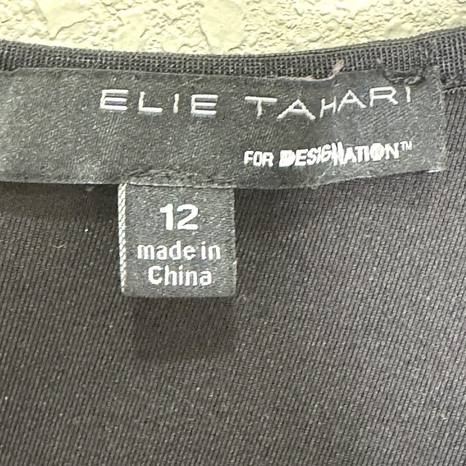 Elie Tahari DesigNation Dress Womens 12 City Print Short Sleeve Night Combo