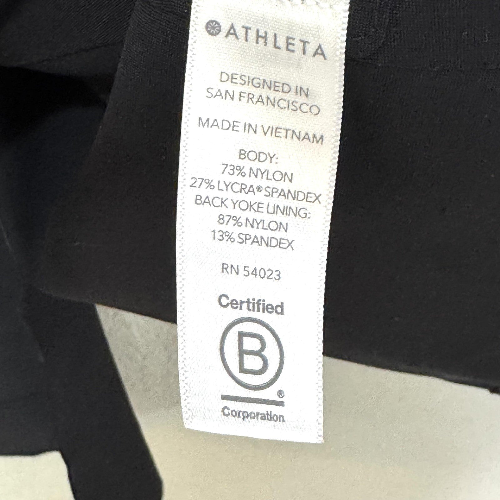 Athleta Blazer Womens 10 Black Performance Stretch Open Front Zip Pockets