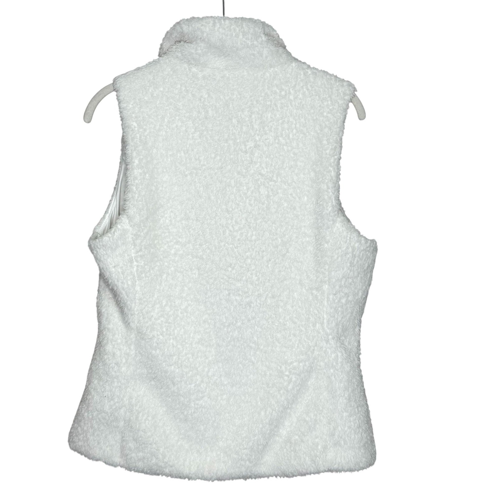 Patagonia Vest Womens Medium White Full Zip Fleece Sherpa Retro Pile 25216FA21