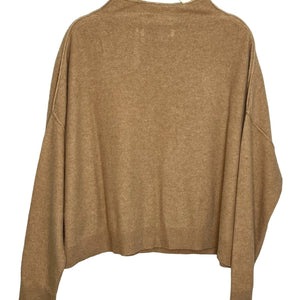 Anthropologie Pilcro The Alani Cashmere Mock-Neck Sweater In Beige Size Small