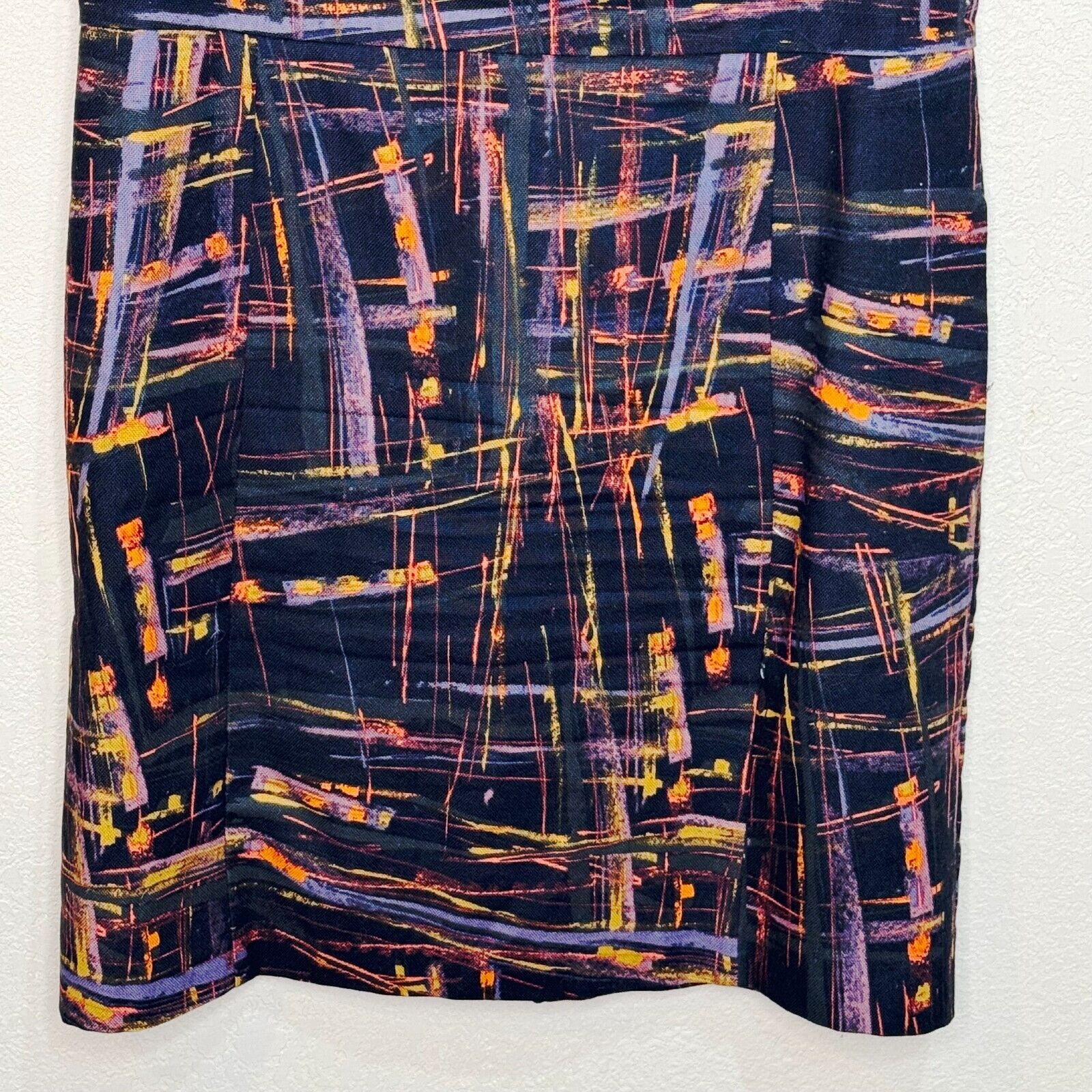 Anthropologie Tabitha Expressionist Abstract Sheath Dress Size 12