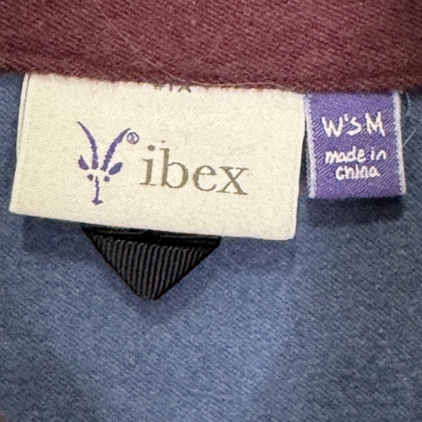 Ibex Vest Womens Medium Blue Climawool Wool Blend Softshell Full Zip Outdoor