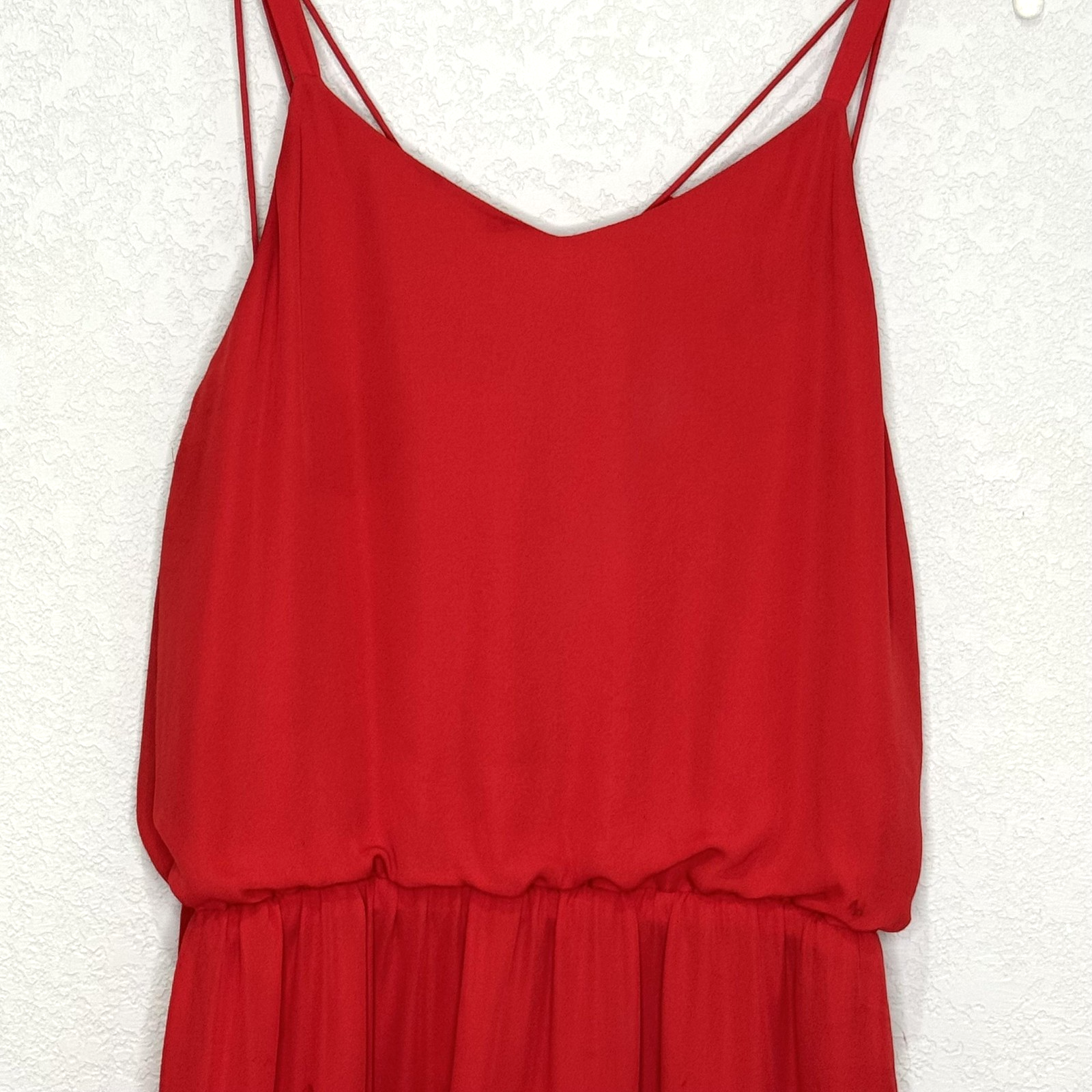 Haute Hippie Dress Womens XS Silk Strappy Mini Cocktail Party Criss Cross Back