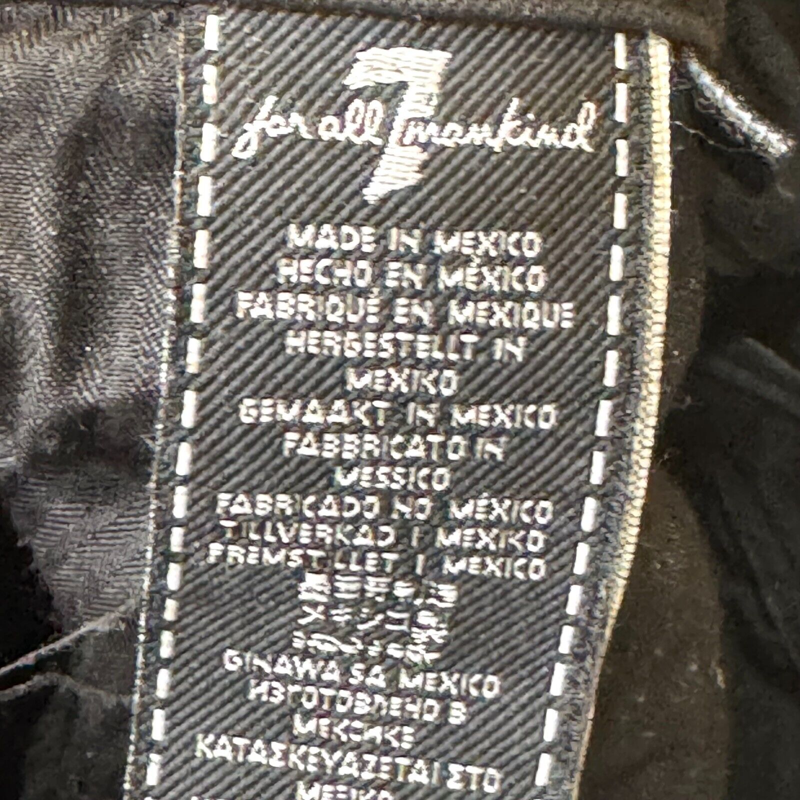7FAM 7 For All Mankind Size 28 Womens Black Stretch Skinny Frayed Hem Jeans - Flair - Style