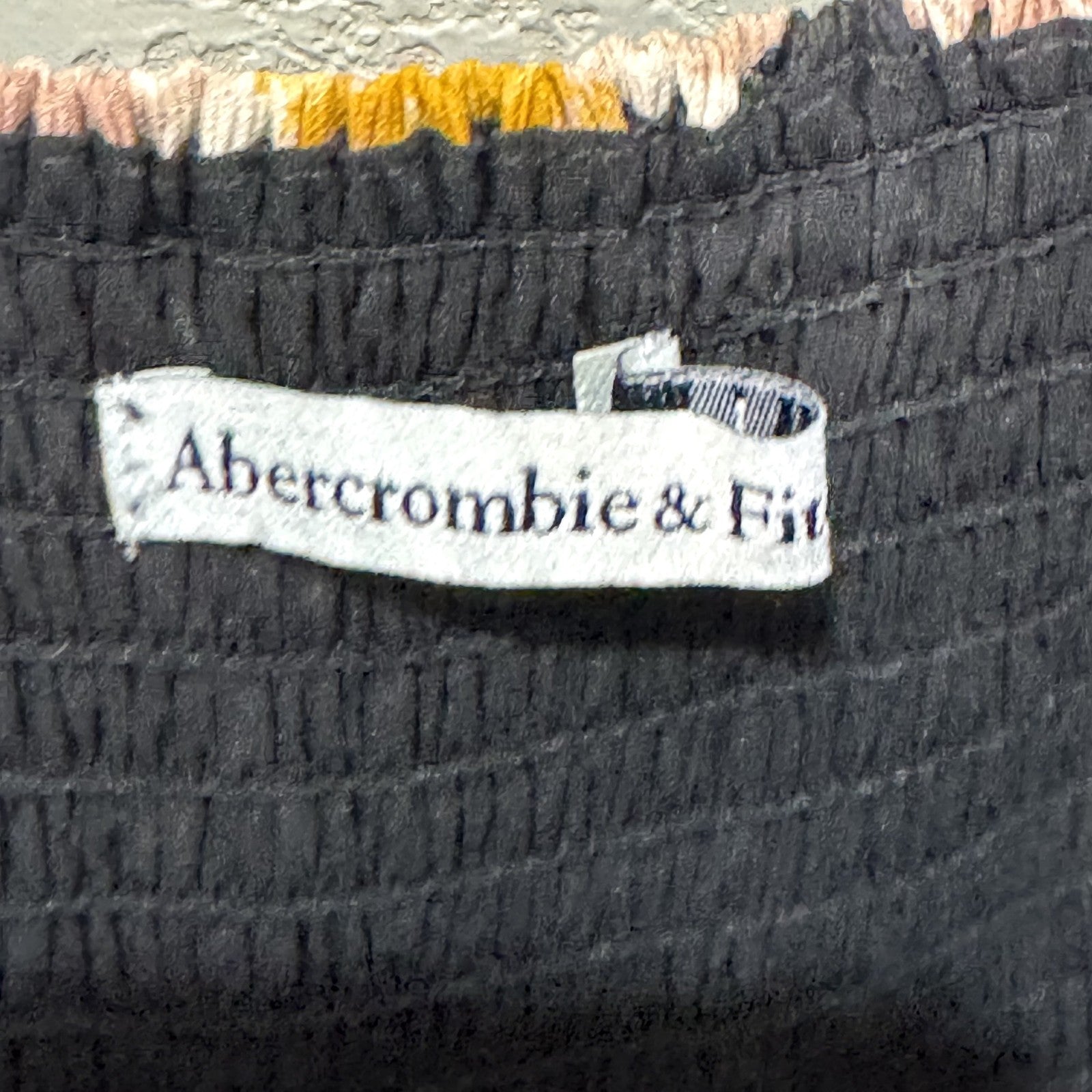 Abercrombie & Fitch Dress | Size Small | Black Floral - Flair - Style