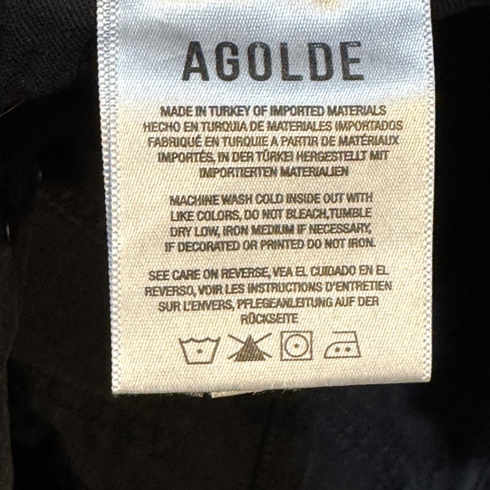 AGOLDE Riley Jeans | Size 28 | Black - Flair - Style
