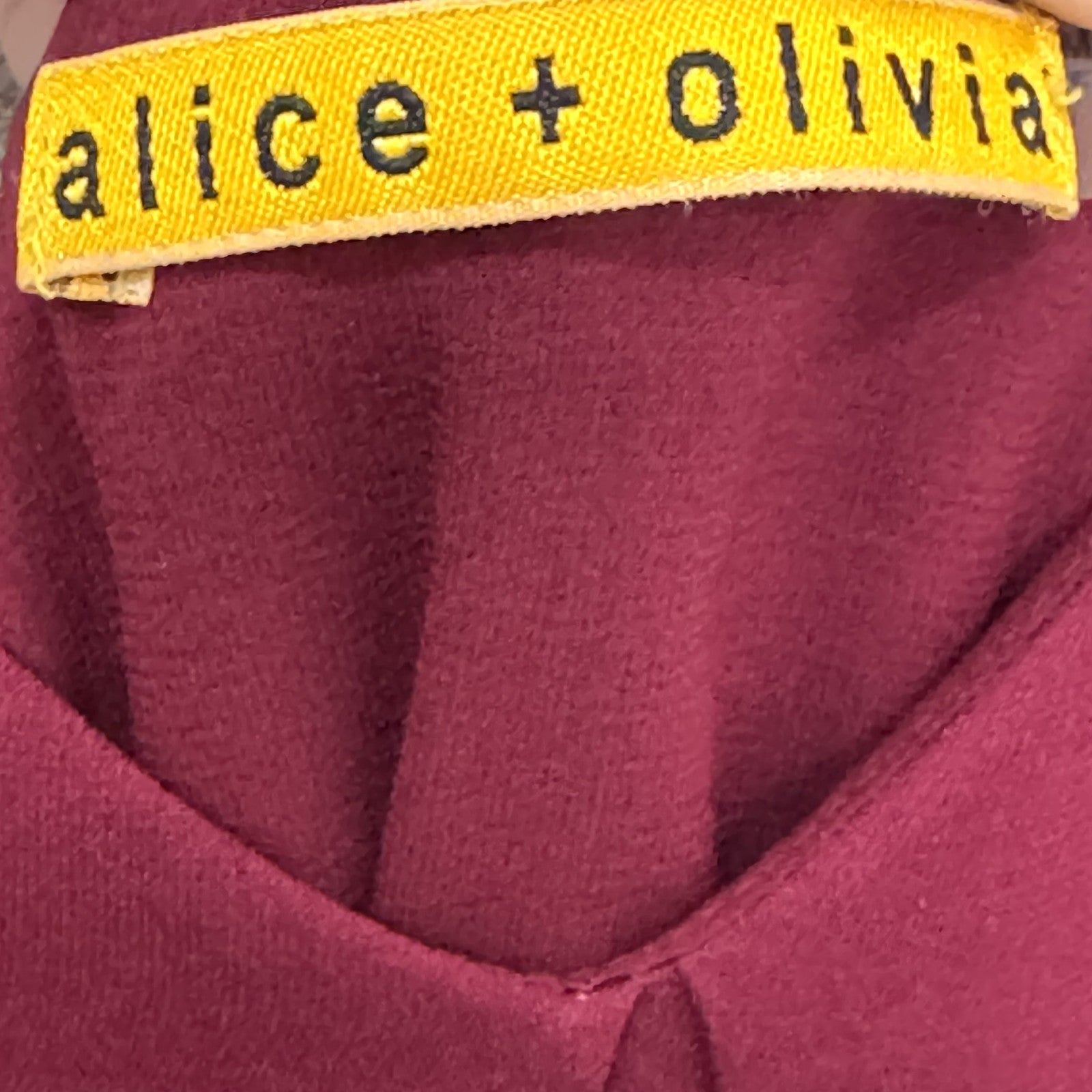 Alice + Olivia Dress Fierra Small Sleeveless A - Line Mini Slip Pockets Chic Casua - Flair - Style