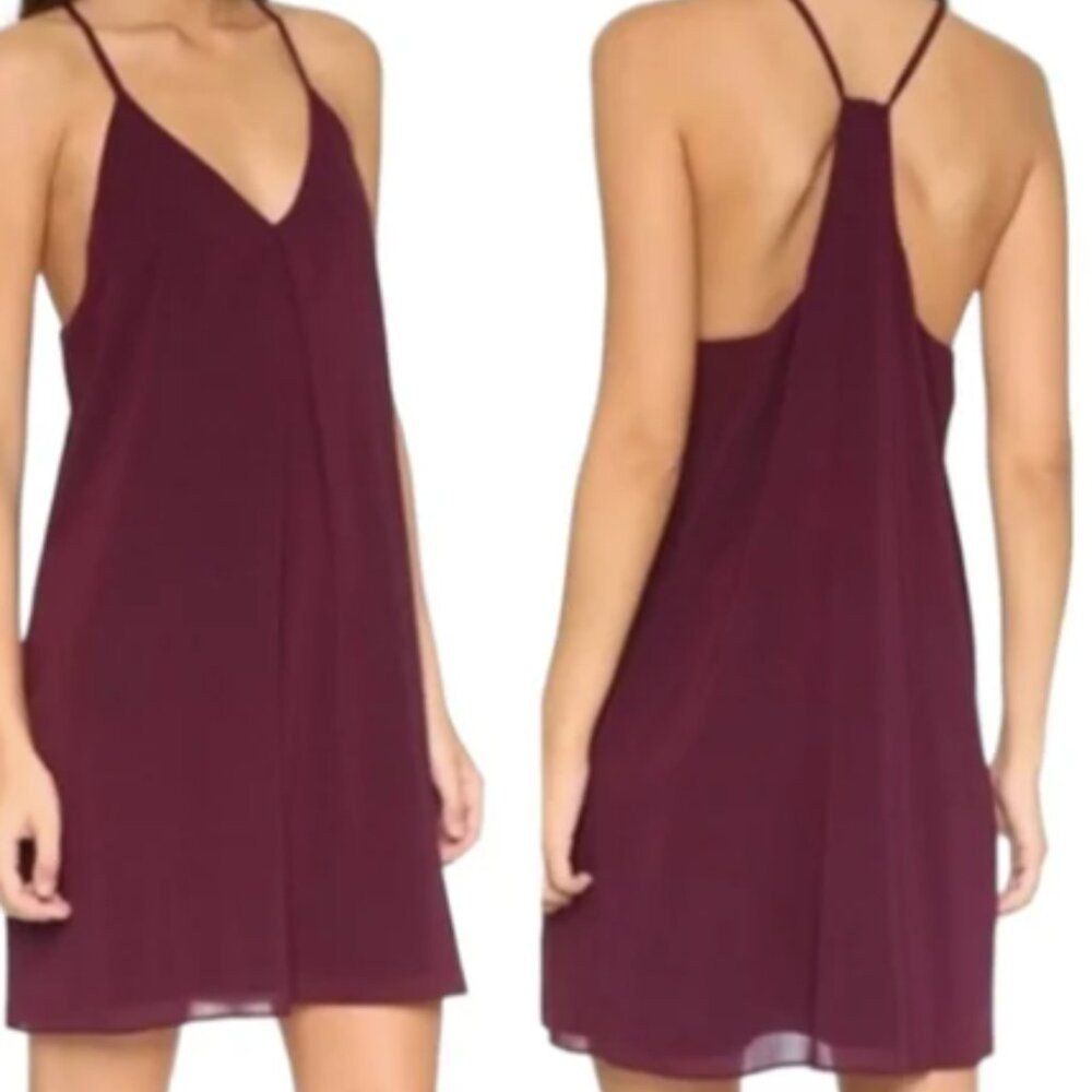Alice + Olivia Dress Fierra Small Sleeveless A - Line Mini Slip Pockets Chic Casua - Flair - Style