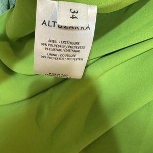 Altuzarra Maxi Skirt 34 US Size 2 NEW $1295 Thalissa Green Print Vacation Summer - Flair - Style
