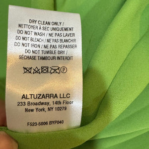 Altuzarra Maxi Skirt 34 US Size 2 NEW $1295 Thalissa Green Print Vacation Summer - Flair - Style