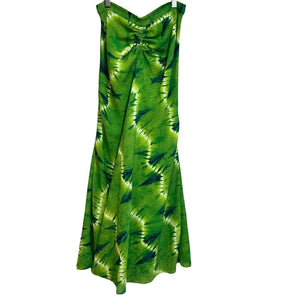Altuzarra Maxi Skirt 34 US Size 2 NEW $1295 Thalissa Green Print Vacation Summer - Flair - Style