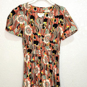 Anthropolgie Maeve Somerset Dress Size XXS Botanic Garden Floral - Flair - Style