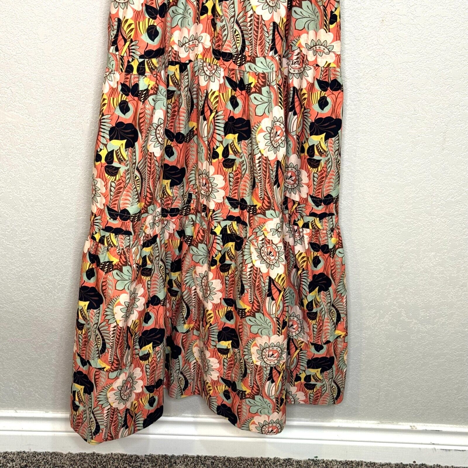 Anthropolgie Maeve Somerset Dress Size XXS Botanic Garden Floral - Flair - Style