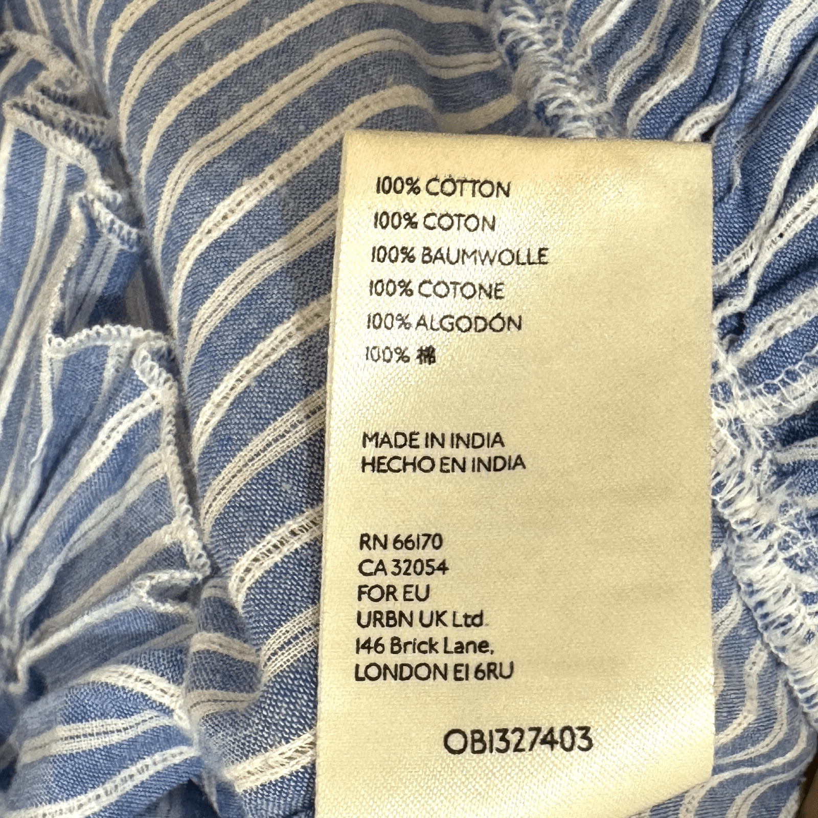 Anthropologie Blouse Size XS Vintage Charm Ruffled Peplum Blue Striped Flutter - Flair - Style