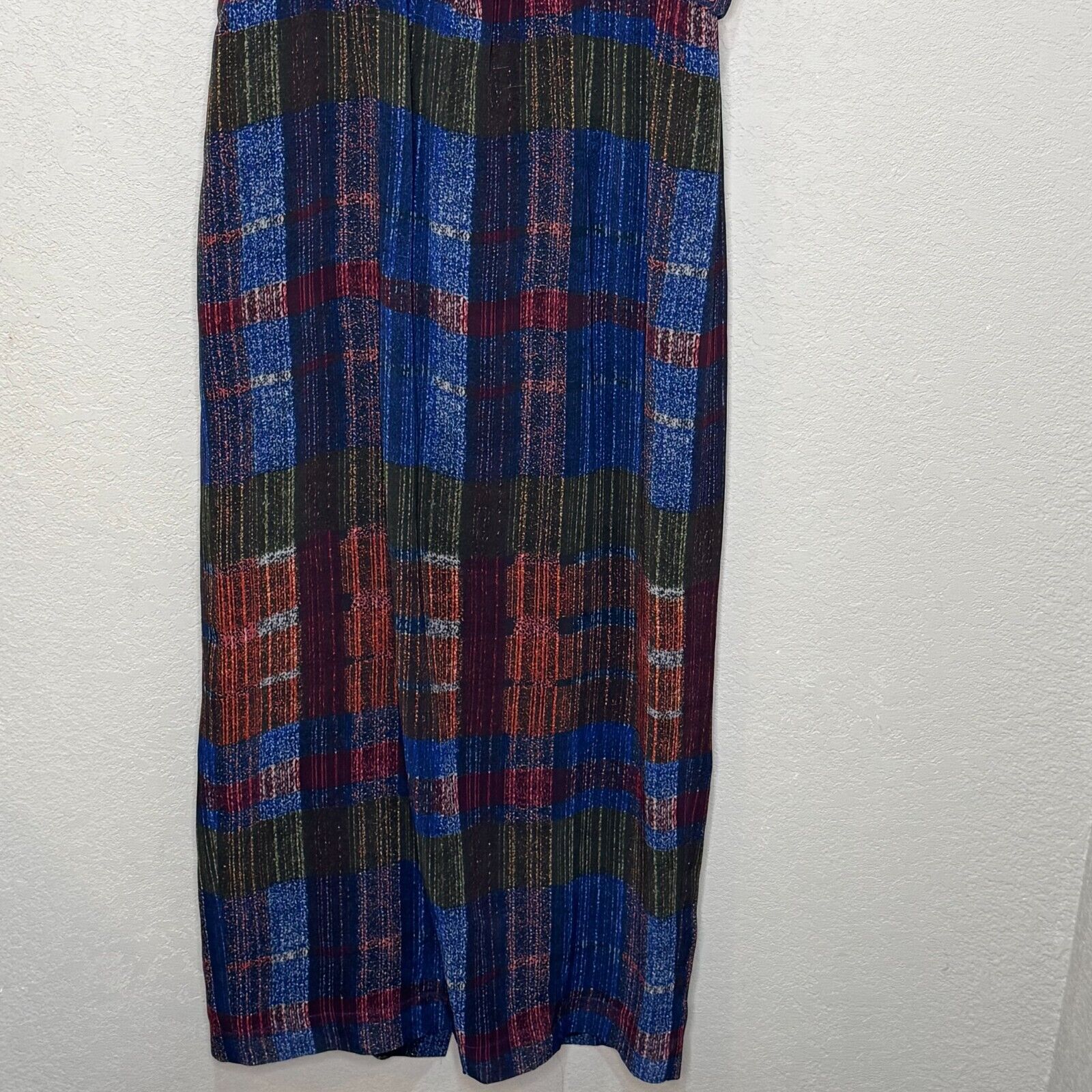 Anthropologie HD in Paris Andaz Maxi Dress Size 6 Cross Hatch Pattern - Flair - Style