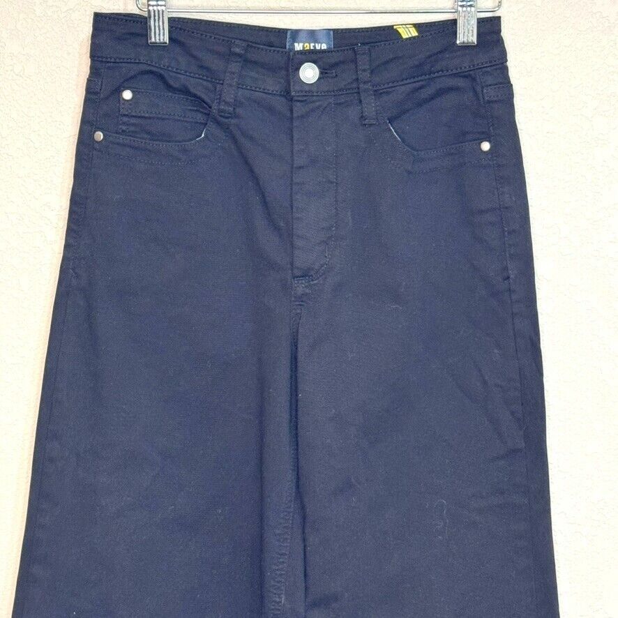 Anthropologie Maeve Wide Leg Jeans Size 27 Black $130 - Flair - Style