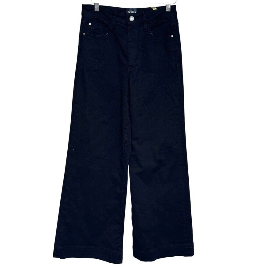 Anthropologie Maeve Wide Leg Jeans Size 27 Black $130 - Flair - Style