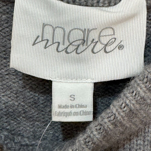 Anthropologie Mare Ware Mini Dress Size Small NEW Long - Sleeve Knit Sequin Twofer - Flair - Style