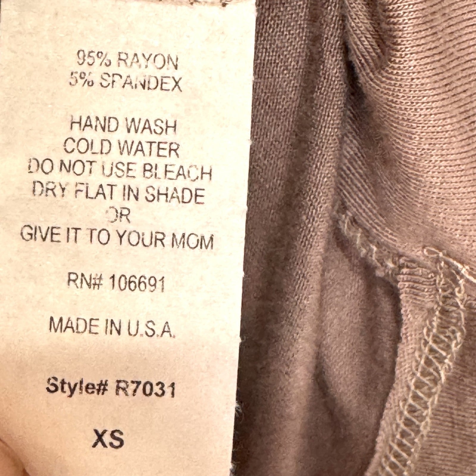 Anthropologie On the Road Top XS Taupe Draped Long Sleeve Surplice Blouse USA - Flair - Style