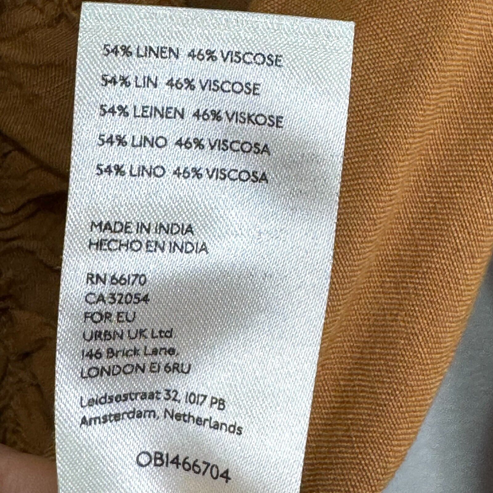 Anthropologie Pilcro Button Down Ruffle Placket Shirt Size XS Linen Brown Honey - Flair - Style