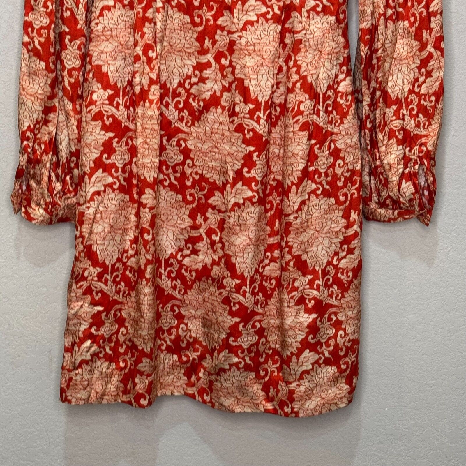 Anthropologie Skylar Surplice Silk Blend Mini Dress Size 4 NEW $258 - Flair - Style
