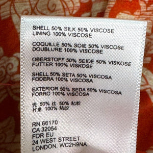 Anthropologie Skylar Surplice Silk Blend Mini Dress Size 4 NEW $258 - Flair - Style