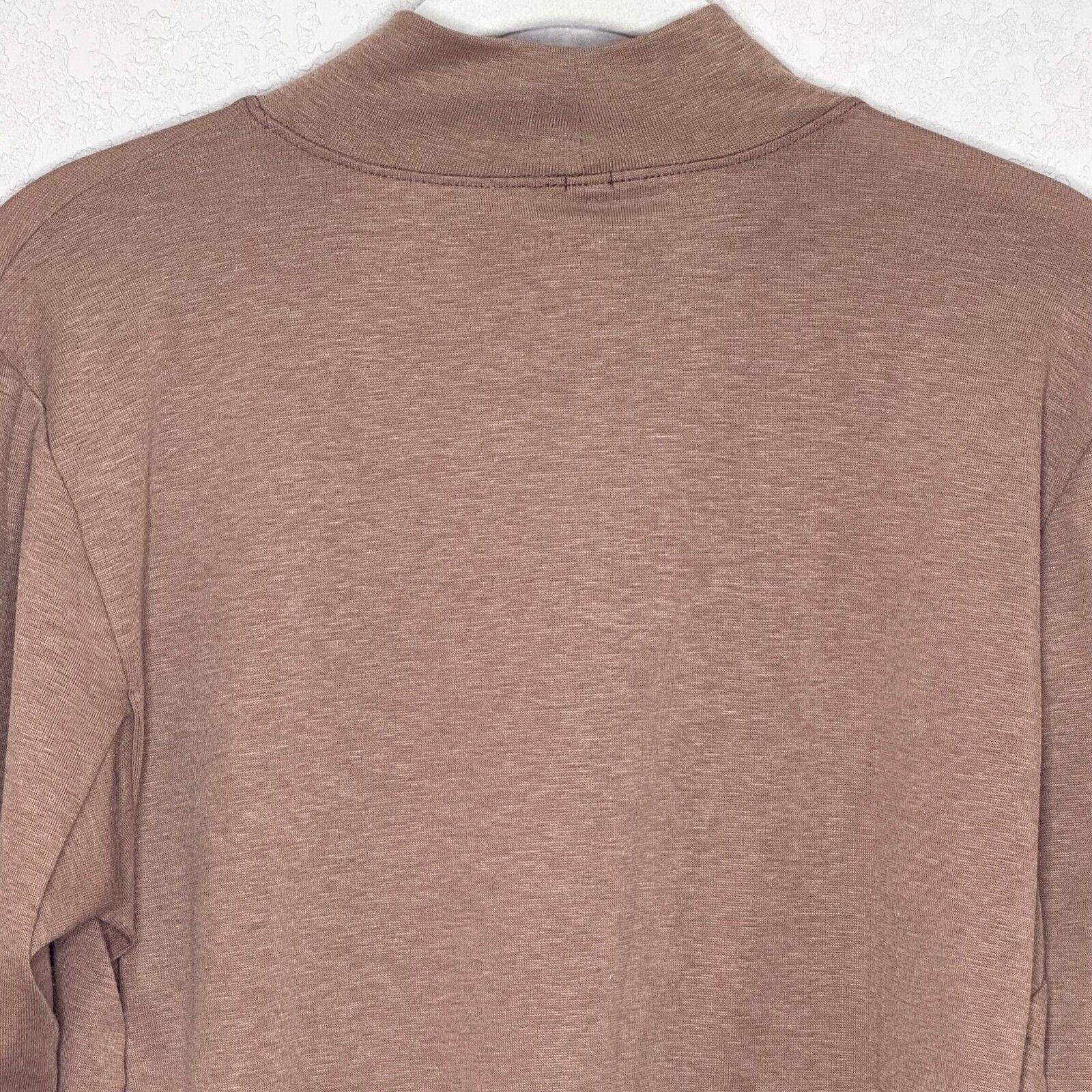 Arc'teryx Tan Mock Neck Turtleneck Top Womens Size Small Lumin Jute Heather - Flair - Style