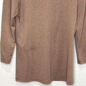 Arc'teryx Tan Mock Neck Turtleneck Top Womens Size Small Lumin Jute Heather - Flair - Style