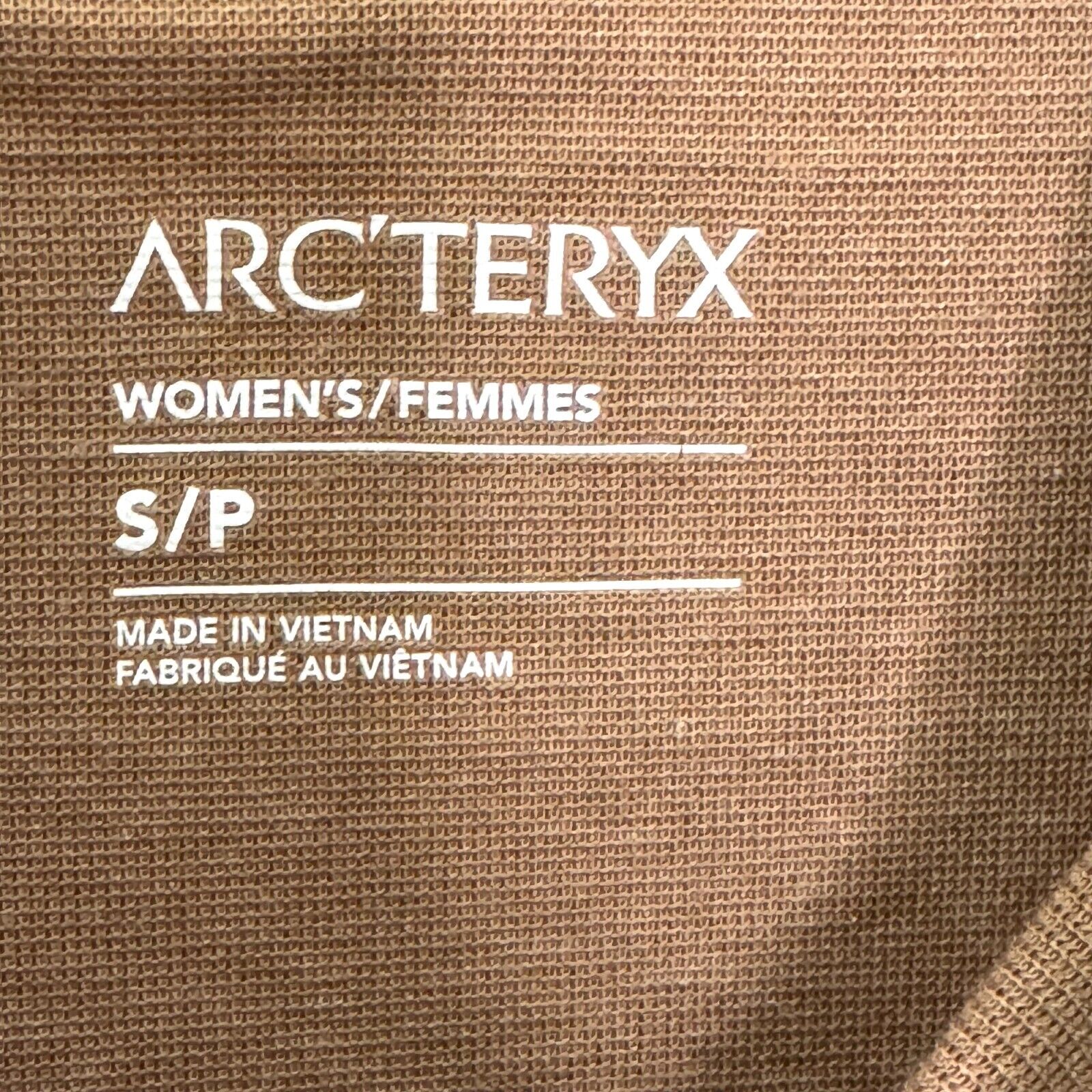 Arc'teryx Tan Mock Neck Turtleneck Top Womens Size Small Lumin Jute Heather - Flair - Style