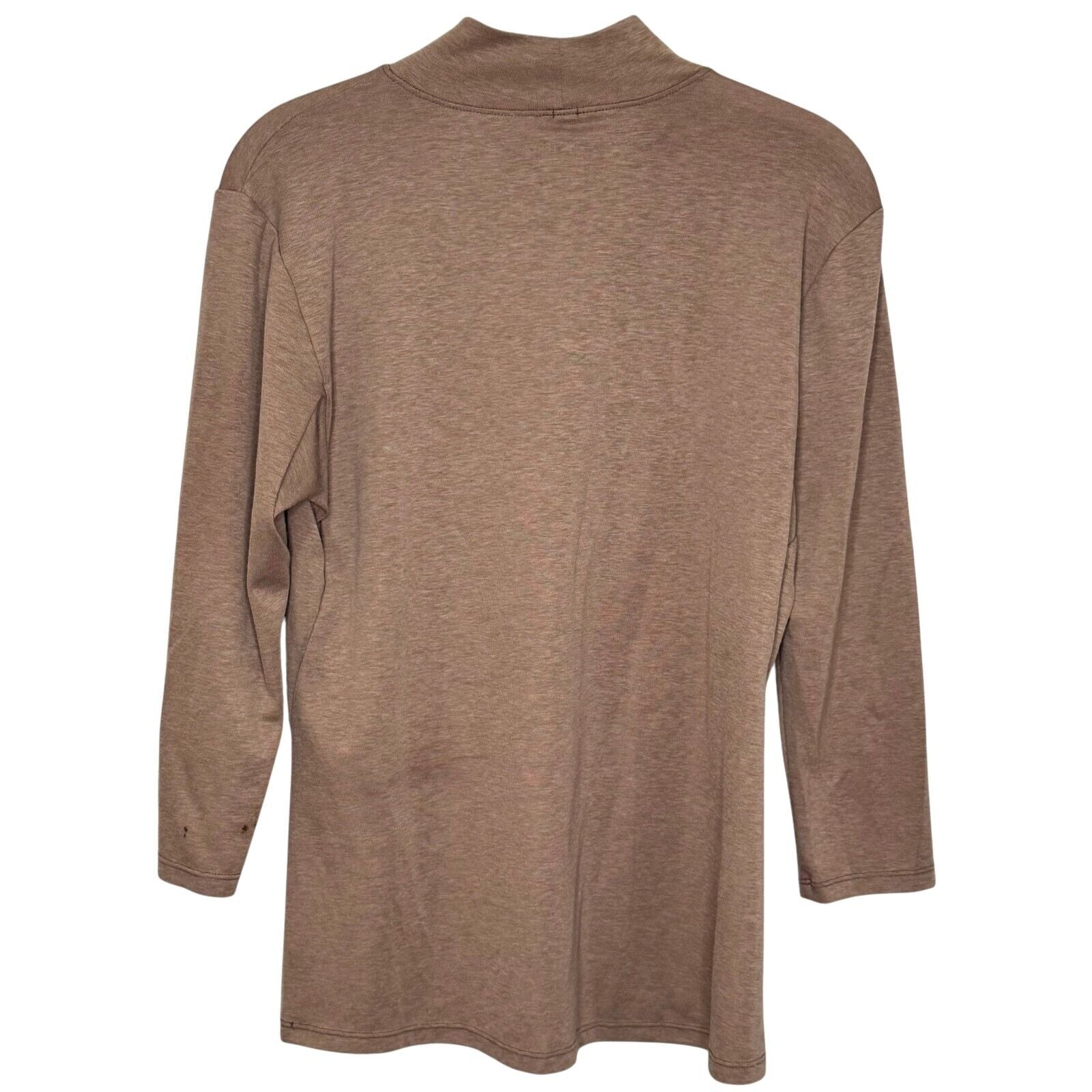 Arc'teryx Tan Mock Neck Turtleneck Top Womens Size Small Lumin Jute Heather - Flair - Style