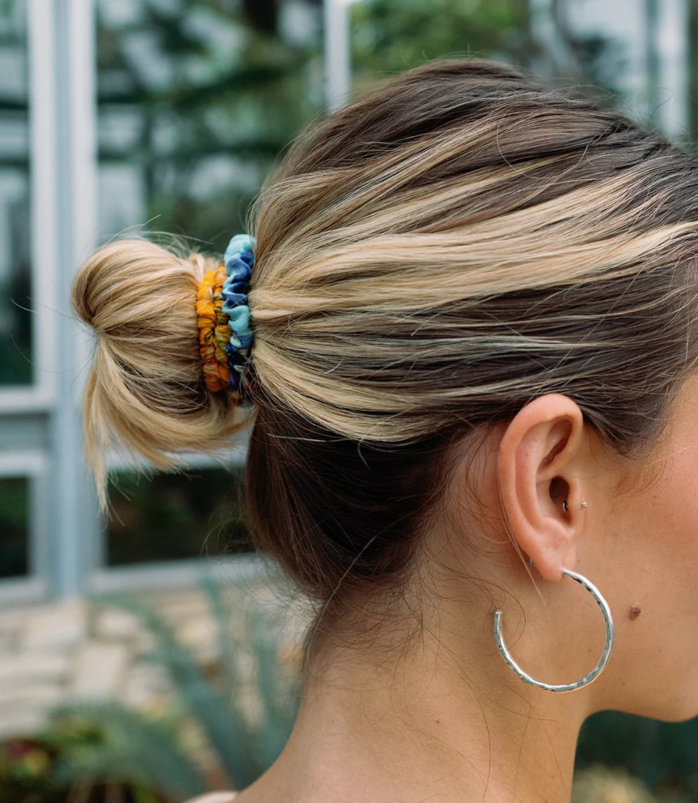 Assorted Upcycled Sari Priya Scrunchie Bracelet - Set of 3 - Flair - Style