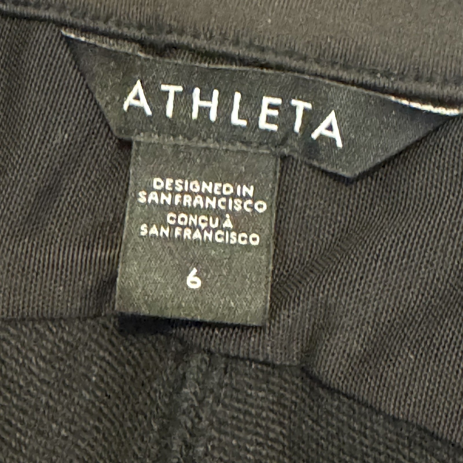 Athleta Pants Womens 6 Jogger Tapered Zip Pocket Nylon Spandex FA23 Activewear - Flair - Style