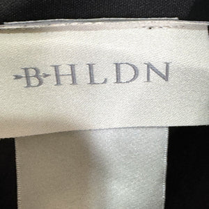 BHLDN Dress Dylan 10 Black One Shoulder Maxi Formal Evening Gown Slit Elegant - Flair - Style