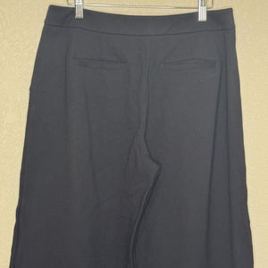 Boden Hampshire Ponte Culottes Pants Size 10L Black Wide Leg - Flair - Style