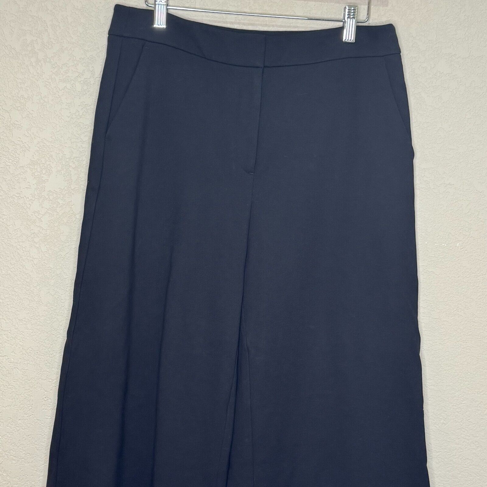 Boden Hampshire Ponte Culottes Pants Size 10L Black Wide Leg - Flair - Style