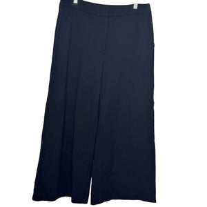 Boden Hampshire Ponte Culottes Pants Size 10L Black Wide Leg - Flair - Style
