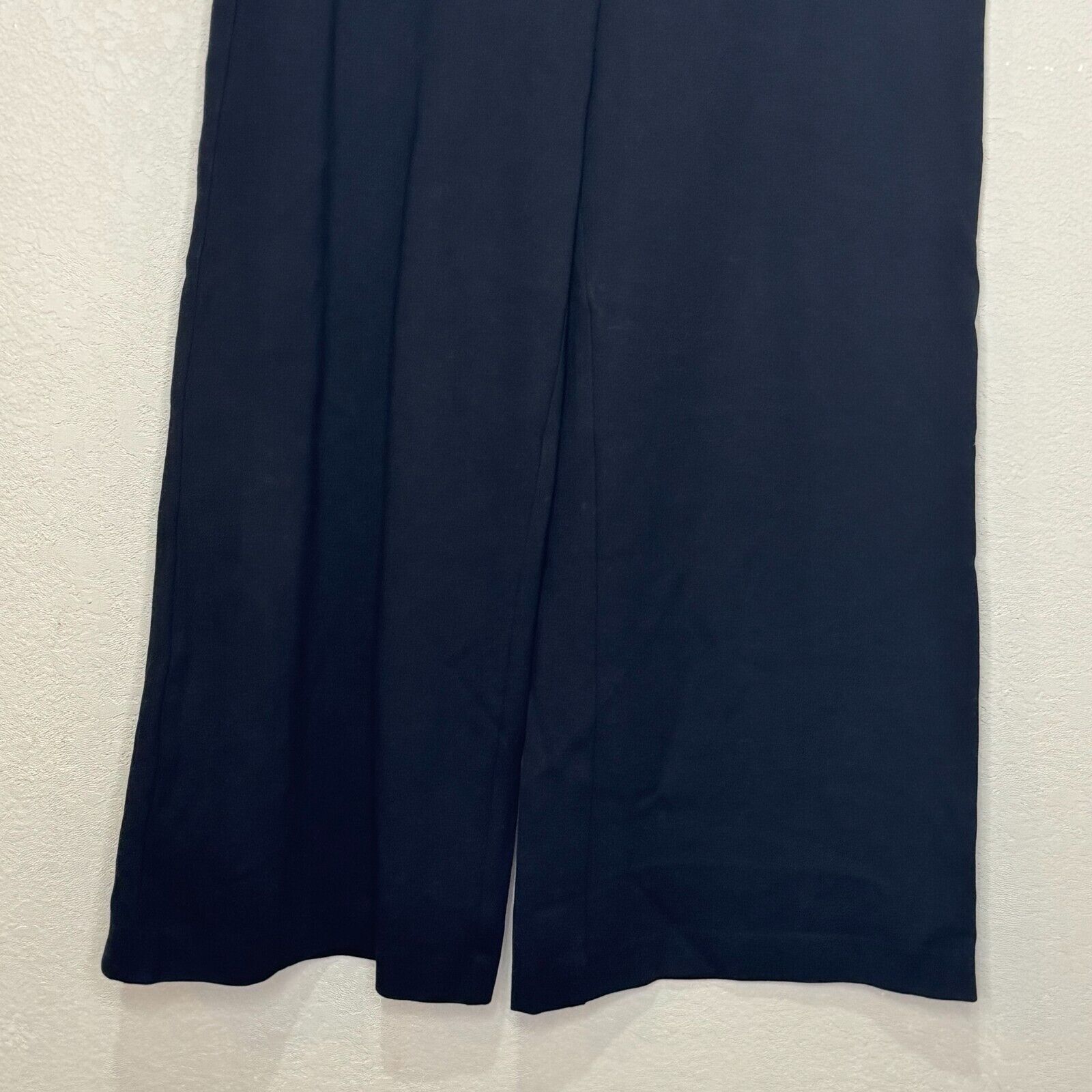 Boden Hampshire Ponte Culottes Pants Size 10L Black Wide Leg - Flair - Style