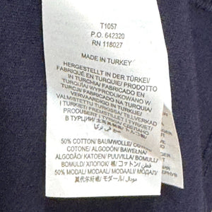Boden Supersoft Navy Blue Flutter Sleeve Tee Shirt Size 14 Cotton Modal - Flair - Style
