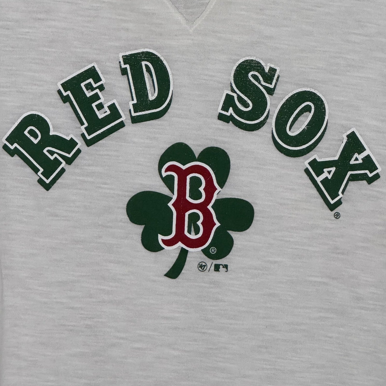 Boston Red Sox Shirt Womens Medium MLB Baseball Shamrock Tee 47 Brand - Flair - Style