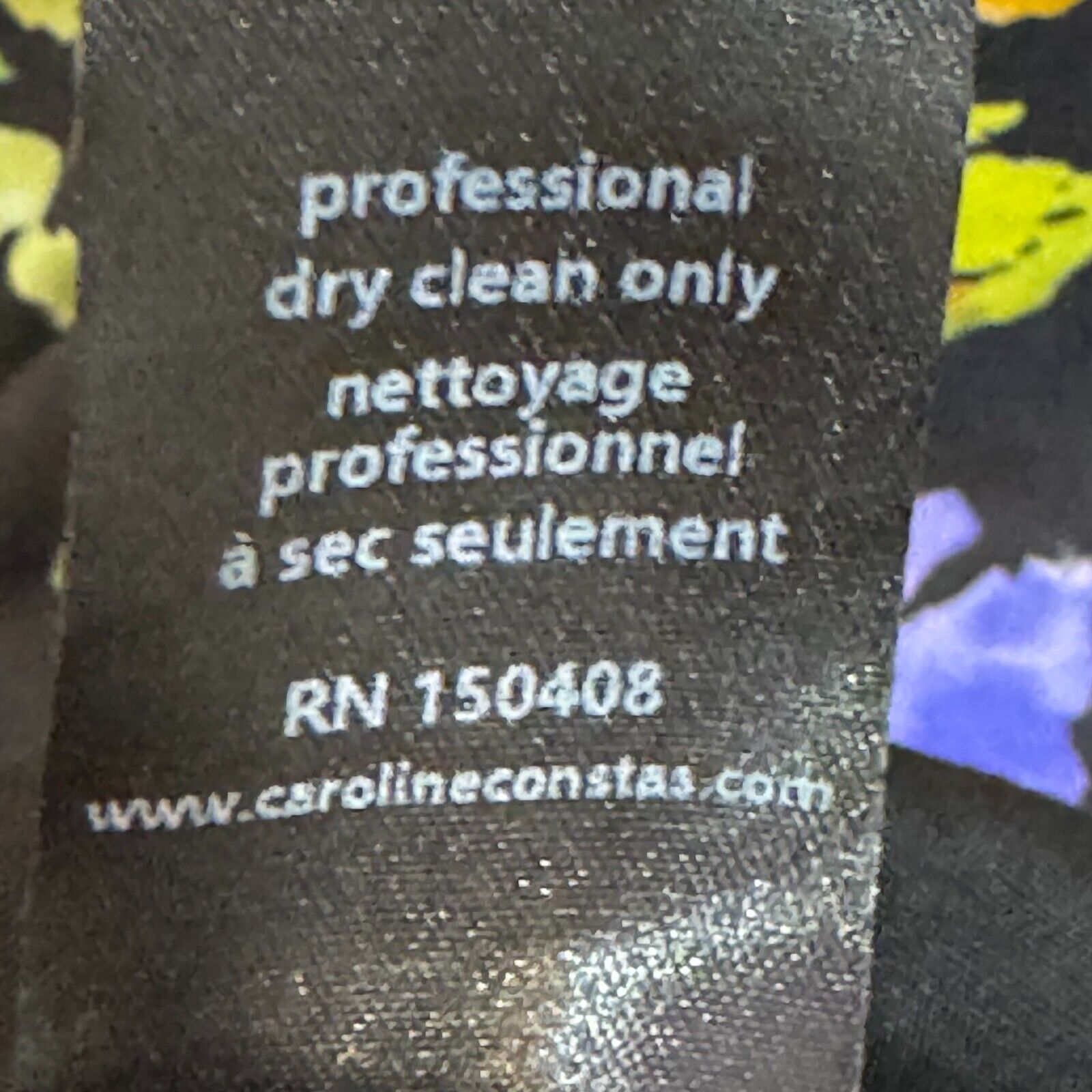 Caroline Constas Calla Mini Dress Size Small NEW Purple Yellow Noir Pryel Floral - Flair - Style