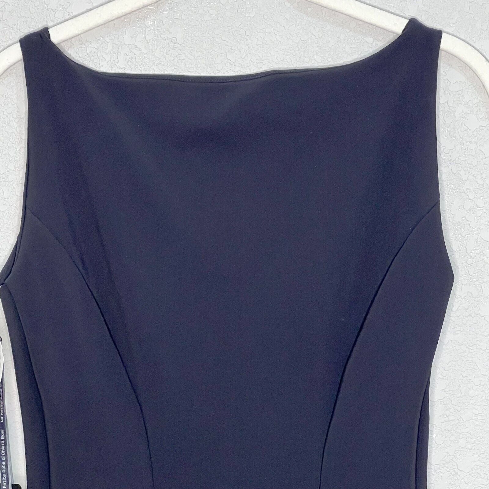 Chiara Boni Dress Size 44 Approx US Size 6 NEW Black LBD Bodycon $515 - Flair - Style