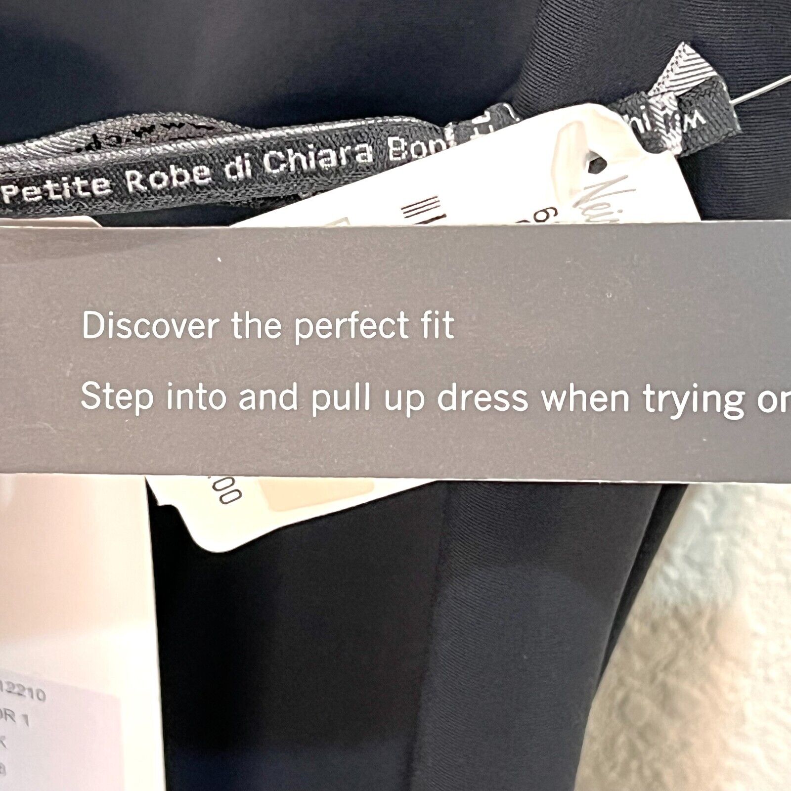 Chiara Boni Dress Size 44 Approx US Size 6 NEW Black LBD Bodycon $515 - Flair - Style