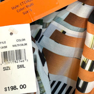CLOVER CANYON Multicolor Sleeveless Hi - Low Tunic Tank Top Size Small NEW $198 - Flair - Style